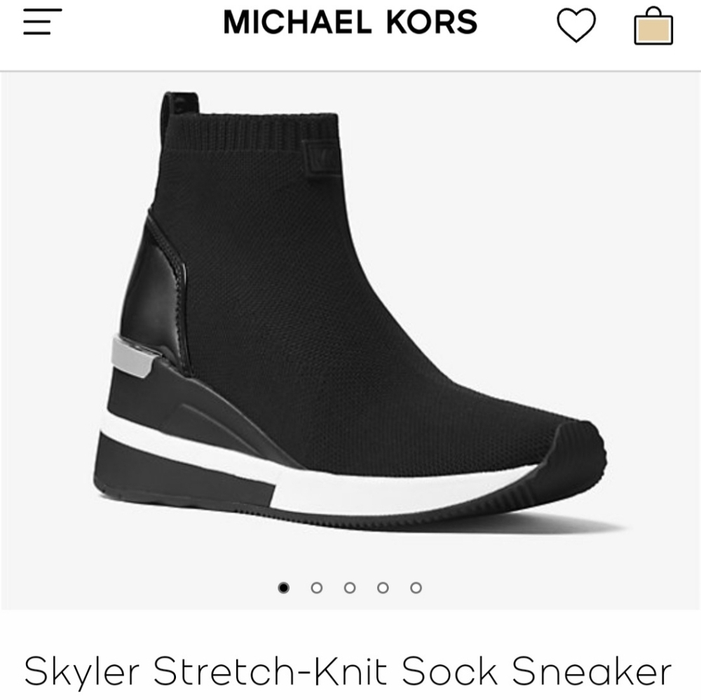 Micheal Kors Stretch-knit sock sneakers